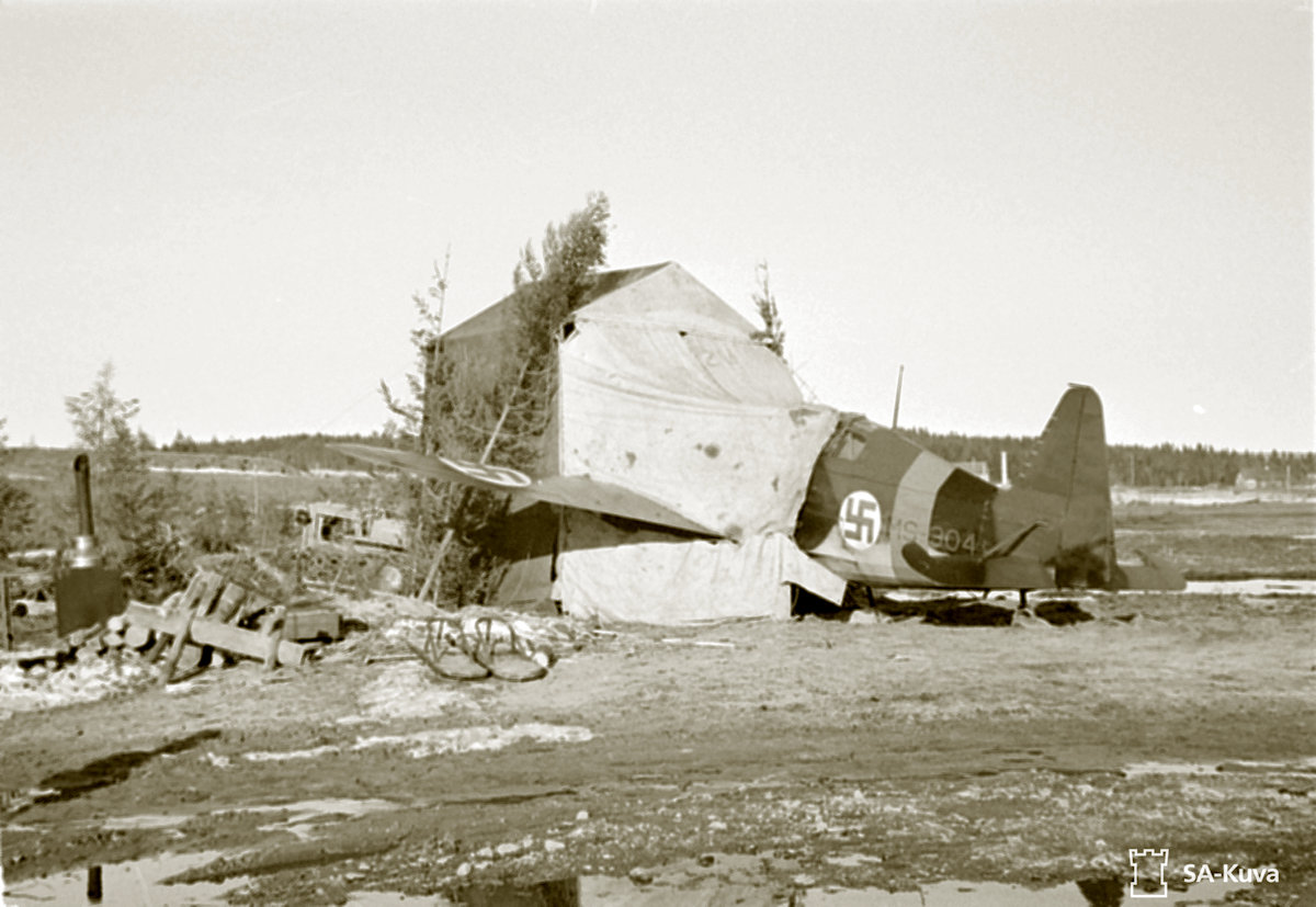 Morane Saulnier MS.406 FAF MS304 at Solomanni 20th Apr 1942