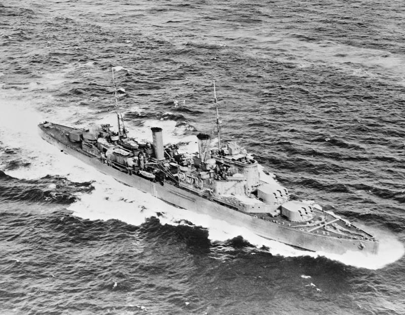 HMS Fiji on 28 August 1940