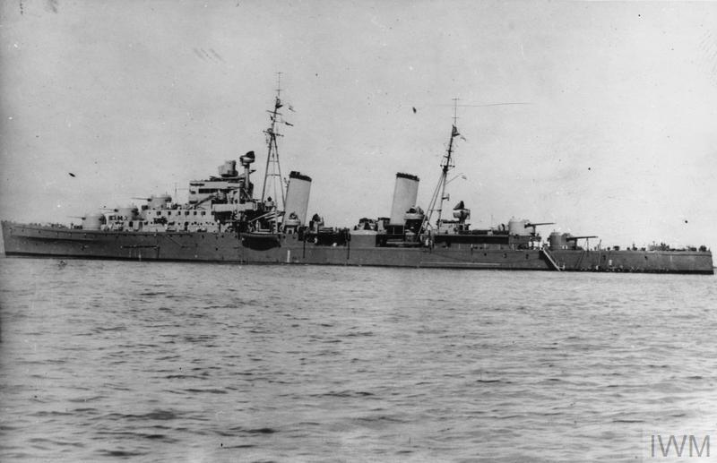 HMS Naiad, in 1941