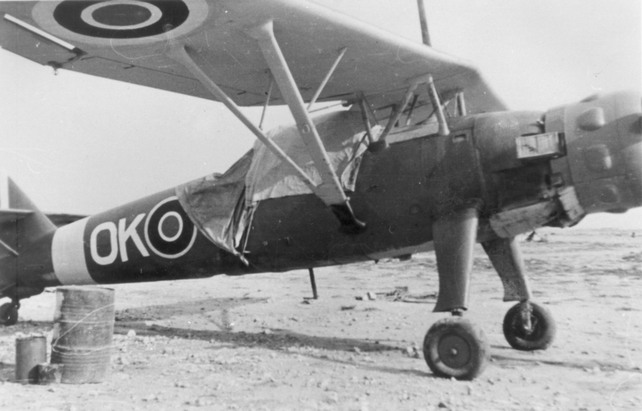 Henschel Hs 126 after a full repaint into 450 Sqn's markings
