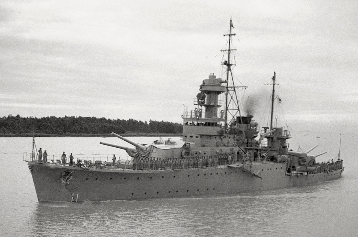 HTMS Thonburi in Bangkok 29 July 1938