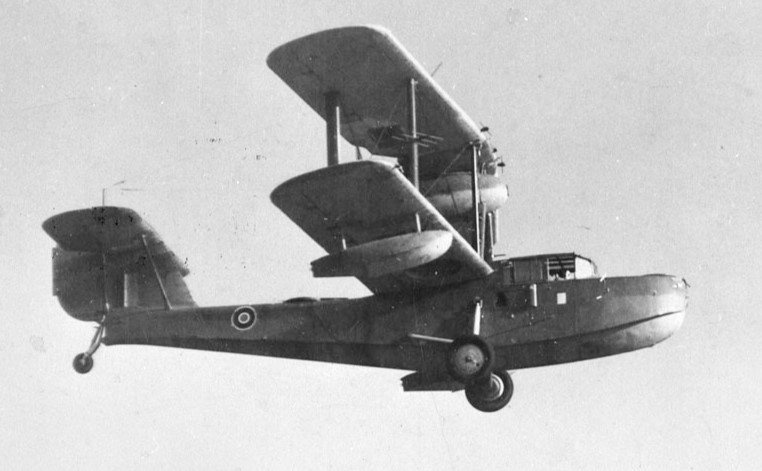 Supermarine Walrus Mk. II (possibly Z1781) flown by Sub-Lieutenant A.R. Bray of No. 743 Squadron, RCN. Supermarine Walrus Canadian Service