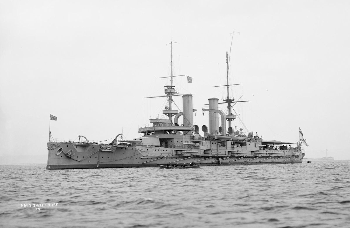 HMS Swiftsure Port Bow