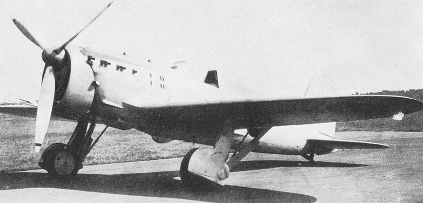 Nakajima Ki-12 port front three-quarter view